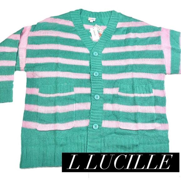 LuLaRoe Lucille Cardigan Large NWT - Picture 1 of 2